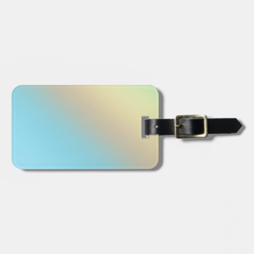 Pastel Rainbow Ombre Gradient Blur Abstract Design Luggage Tag