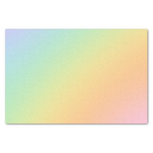 Pastel Rainbow Ombre Gradient Blur Abstract Design Tissue Paper