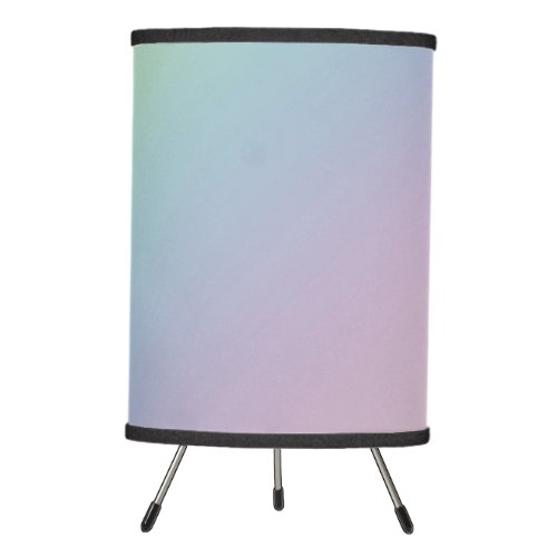Pastel Rainbow Ombre Gradient Blur Abstract Design Tripod Lamp