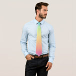 Pastel Rainbow Ombre Tie<br><div class="desc">Pastel Rainbow Ombre Men's Necktie</div>