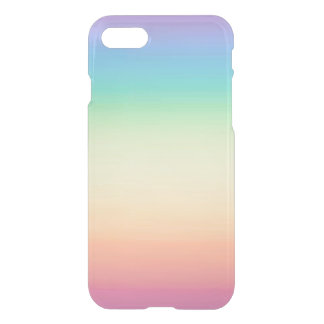 Pastel Rainbow Ombre iPhone SE/8/7 Case