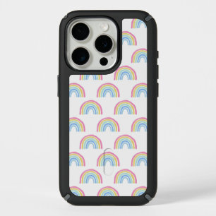 Pastel Rainbow Pattern iPhone 15 Pro Case
