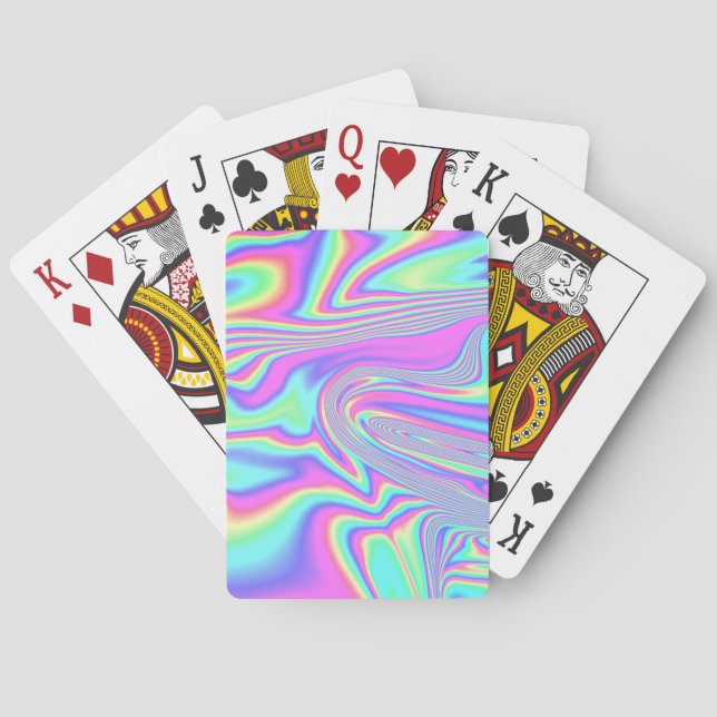 PASTEL RAINBOW POKER CARDS (Back)