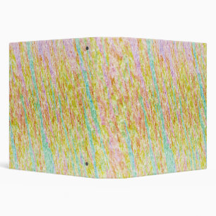 Pastel Rainbow Scribble Avery Signature 1.5"Binder 3 Ring Binder