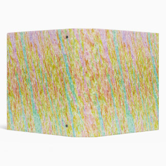 Pastel Rainbow Scribble Avery Signature 1.5"Binder 3 Ring Binder