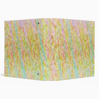 Pastel Rainbow Scribble Avery Signature 2 "Binder Binder