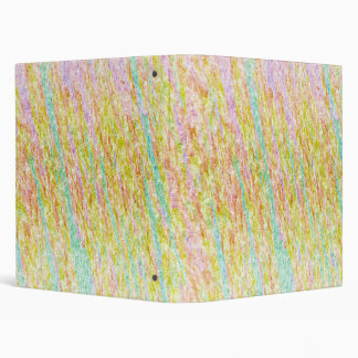 Pastel Rainbow Scribbles Avery Signature 1" Binder