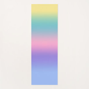 Pastel Rainbow Sky Aesthetic Ombre Gradient Yoga Mat