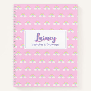 Pastel Rainbow Spiral Notebook
