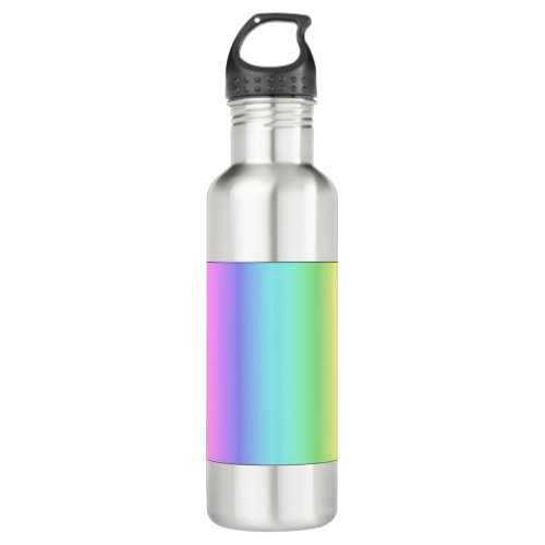 Pastel Rainbow Stainless Steel Water Bottle