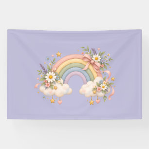 Pastel Rainbow Stationery Banner