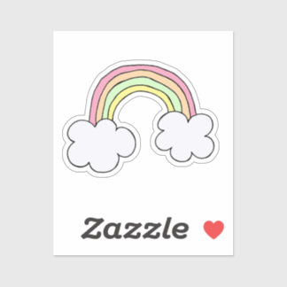 Pastel Rainbow Sticker
