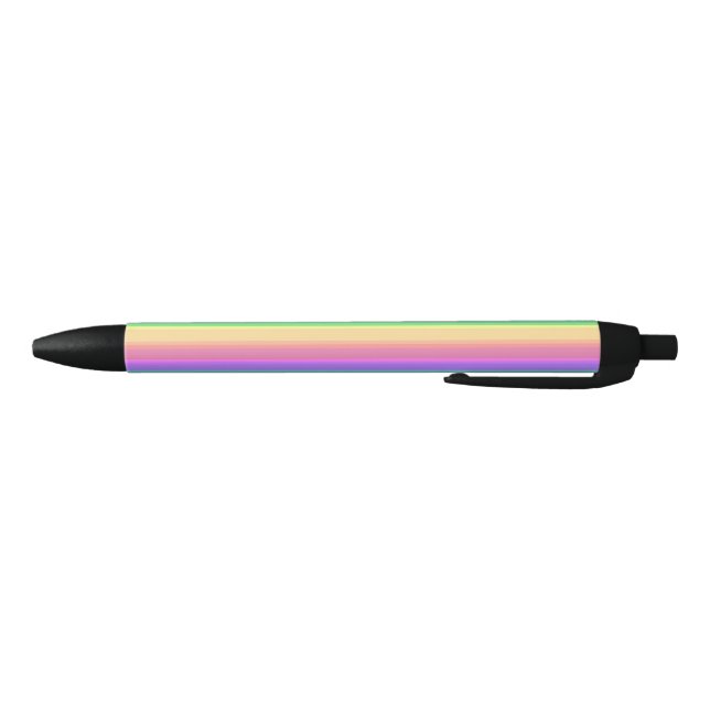 Pastel rainbow stripes pen (Bottom)