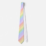 Pastel Rainbow Stripes. Tie at Zazzle