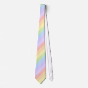 Pastel Rainbow Stripes. Tie