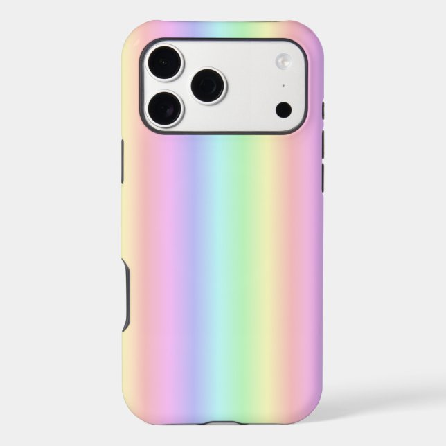 Pastel Rainbow Strips - pattern Case-Mate iPhone Case (Back)
