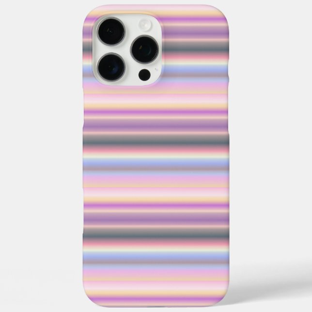Pastel Rainbow Strips - Pattern Case-Mate iPhone Case (Back)