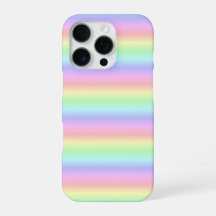 Pastel Rainbow Strips - pattern iPhone 16 Pro Case