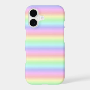 Pastel Rainbow Strips - pattern iPhone 17 Case