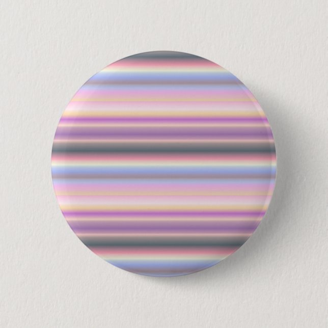 Pastel Rainbow Strips - Pattern Pinback Button (Front)