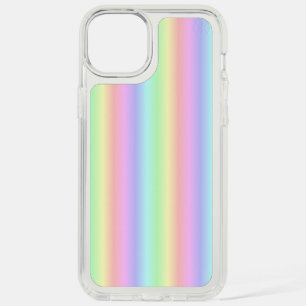 Pastel Rainbow Strips - pattern iPhone 15 Plus Case