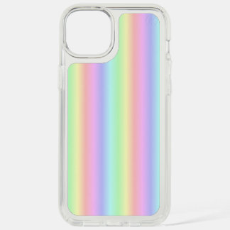 Pastel Rainbow Strips - pattern iPhone 15 Plus Case
