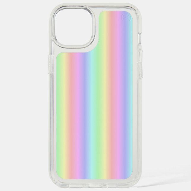 Pastel Rainbow Strips - pattern Speck iPhone Case (Front)