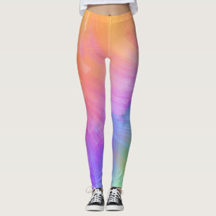 Women's Pastel Rainbow Leggings