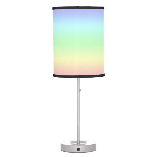 Pastel Rainbow Table Lamp (Back)