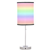 "Pastel Rainbow" Table Lamp (Back)