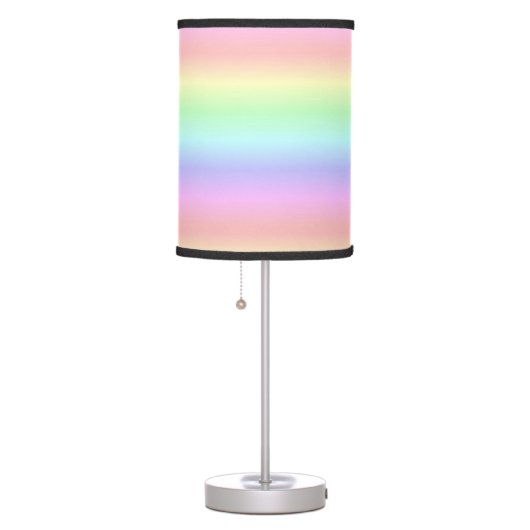 "Pastel Rainbow" Table Lamp (Right)