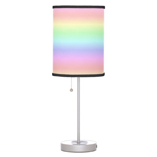 "Pastel Rainbow" Table Lamp
