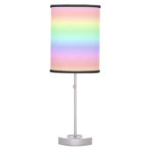 "Pastel Rainbow" Table Lamp (Front)