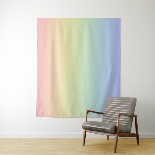 Pastel Rainbow Tapestry (In Situ)