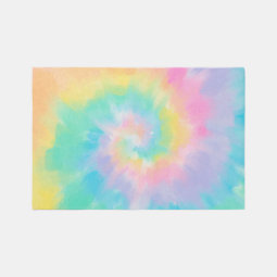 pastel rainbow tie dye