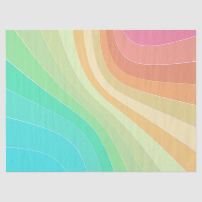 pastel rainbow tissue paper (Front)