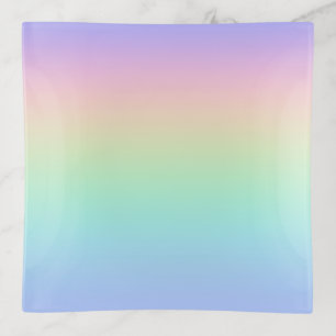 Pastel rainbow trinket tray