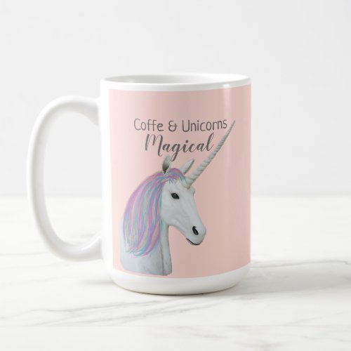 Pastel Rainbow Unicorn Magical Mug
