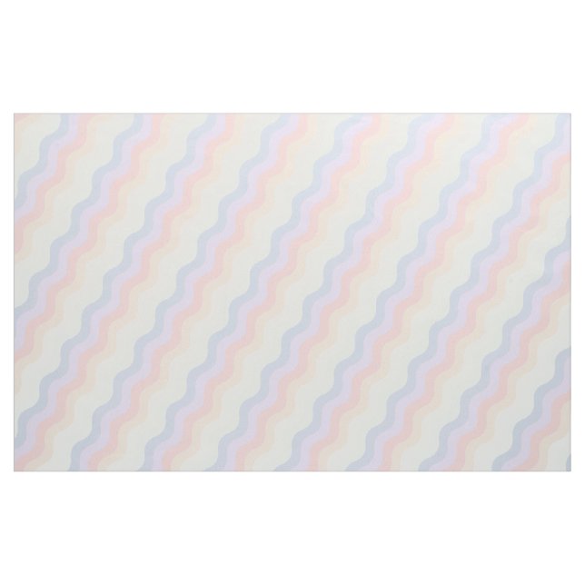Pastel Rainbow Wabes Fabric (Fat Quarter)