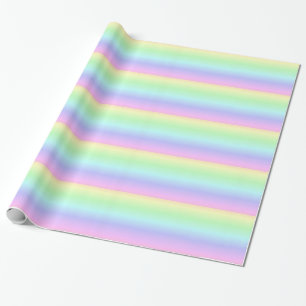 Pastel Rainbow wrapping paper