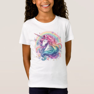 Pastel Rainbows With Unicorn T-Shirt