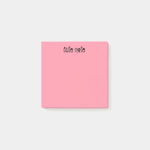 Pastel Red Post_it Notes