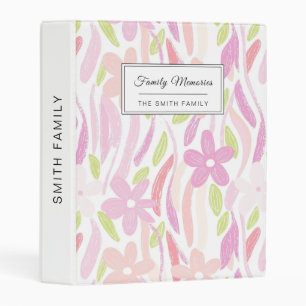 Pastel Retro Floral (10) Mini Binder