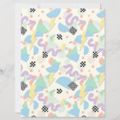 Pastel Retro Memphis Pattern Swirls (Front)