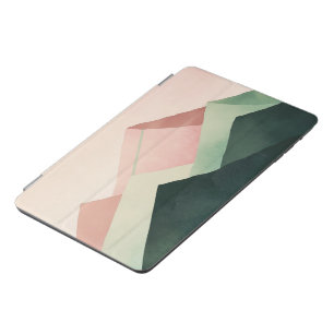 Pastel Ridge – Geometric Mountain Landscape #1 iPad Mini Cover