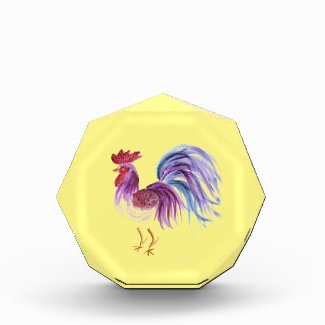 Pastel Rooster by EelKat Wendy C Allen