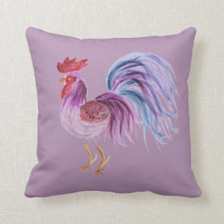 Pastel Rooster - Reversible Mauve/Lilac