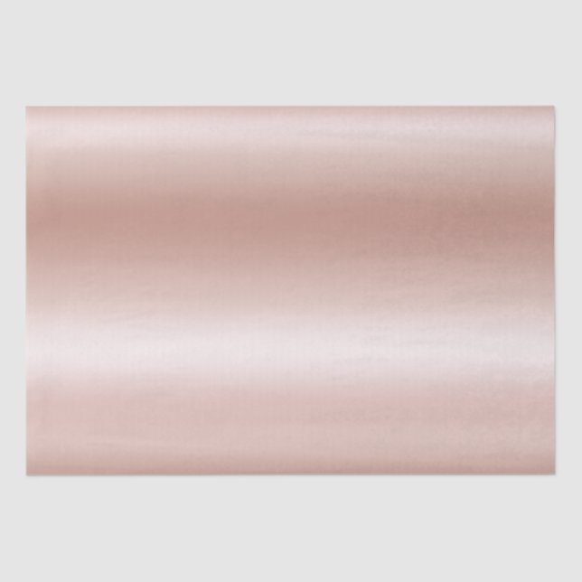 Pastel Rose Gold Foil Ombre Tissue Paper (Front)