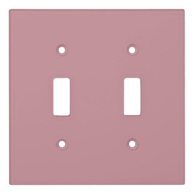 Pastel Rose Gold Light Switch Cover (Front)