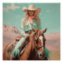 Pastel Roundup:  Cowgirl Wall Art